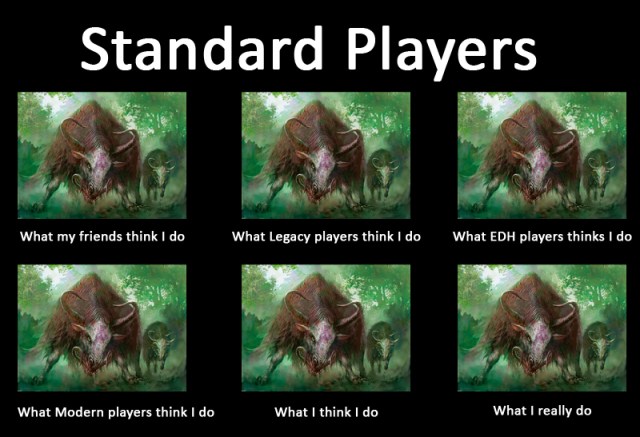 Thragtusk standard players MTG meme what i think i do really do