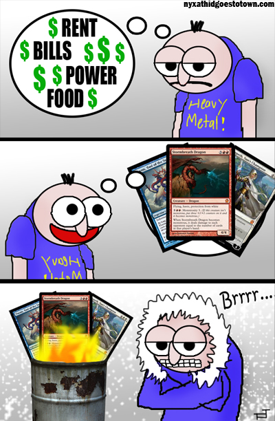 Magic the gathering mtg player life addiction new expansion theros 2